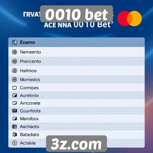 Métodos de Pagamento Aceitos na 0010 Bet